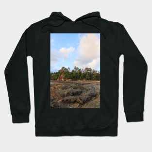 Rocky beach landscape at tip of Borneo Malaysia Hoodie